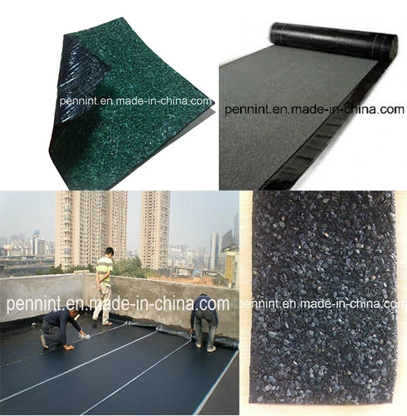 Self-Adhering Bitumen Waterproof Membrane 1.2-2mm Flexible Roofing Material