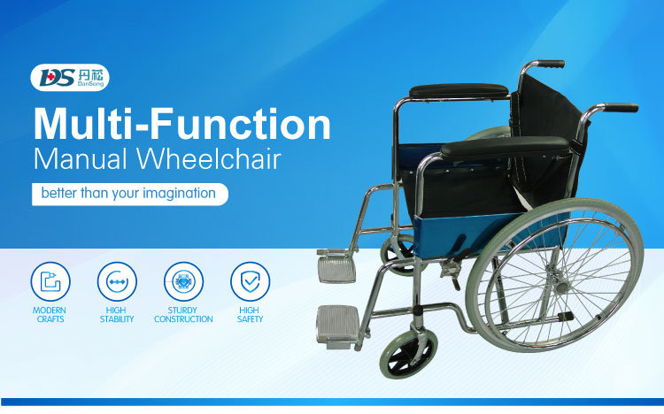Manufacturer Supplies Cheap Foldable Manual Orthopedic Wheelchair 809