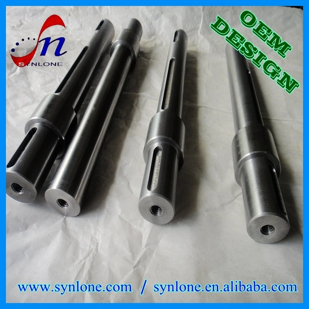 CNC Machining Customized Transmission Worm Gear Shaft/Universal Shaft/Shaft Joint/Motor Shaft/Elevator Shafts