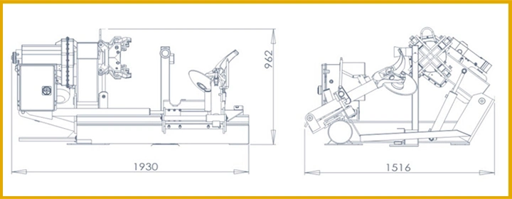 China Automatic Truck Tire Repair Changer for Tire Workshop