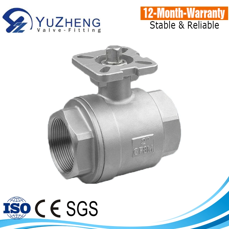 Bypass-Valve 2PC Economic Type Stainless Steel Thread Ball Valve