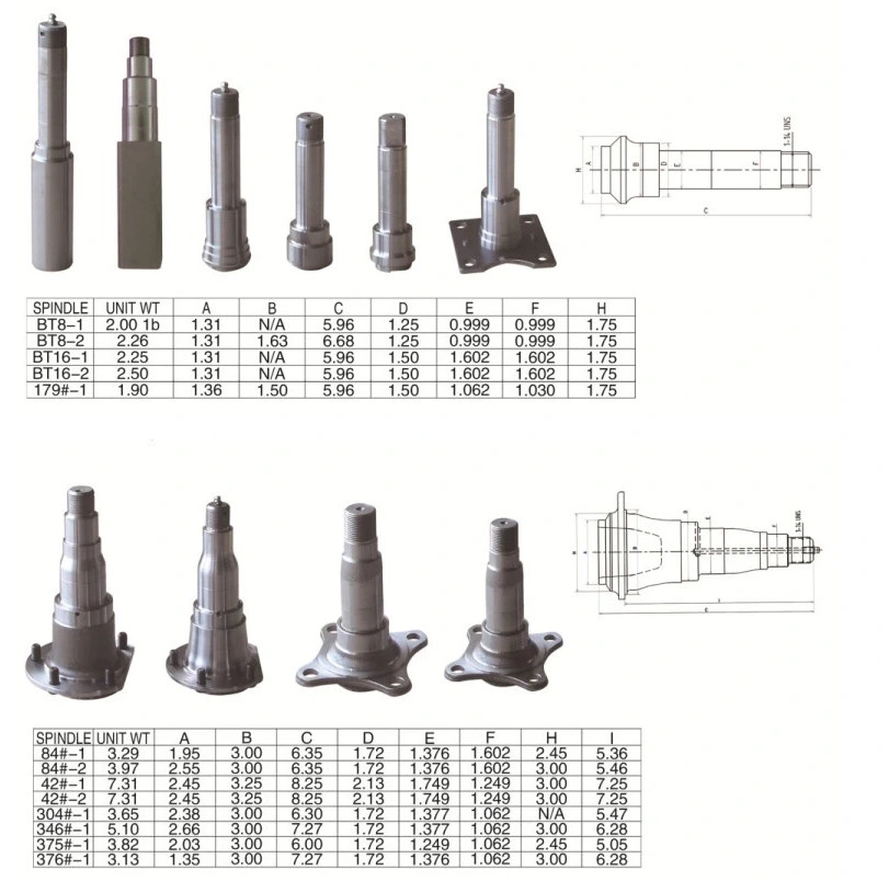 Heavy Duty Trailer Axle Shaft Semi Trailer Axle Spindle