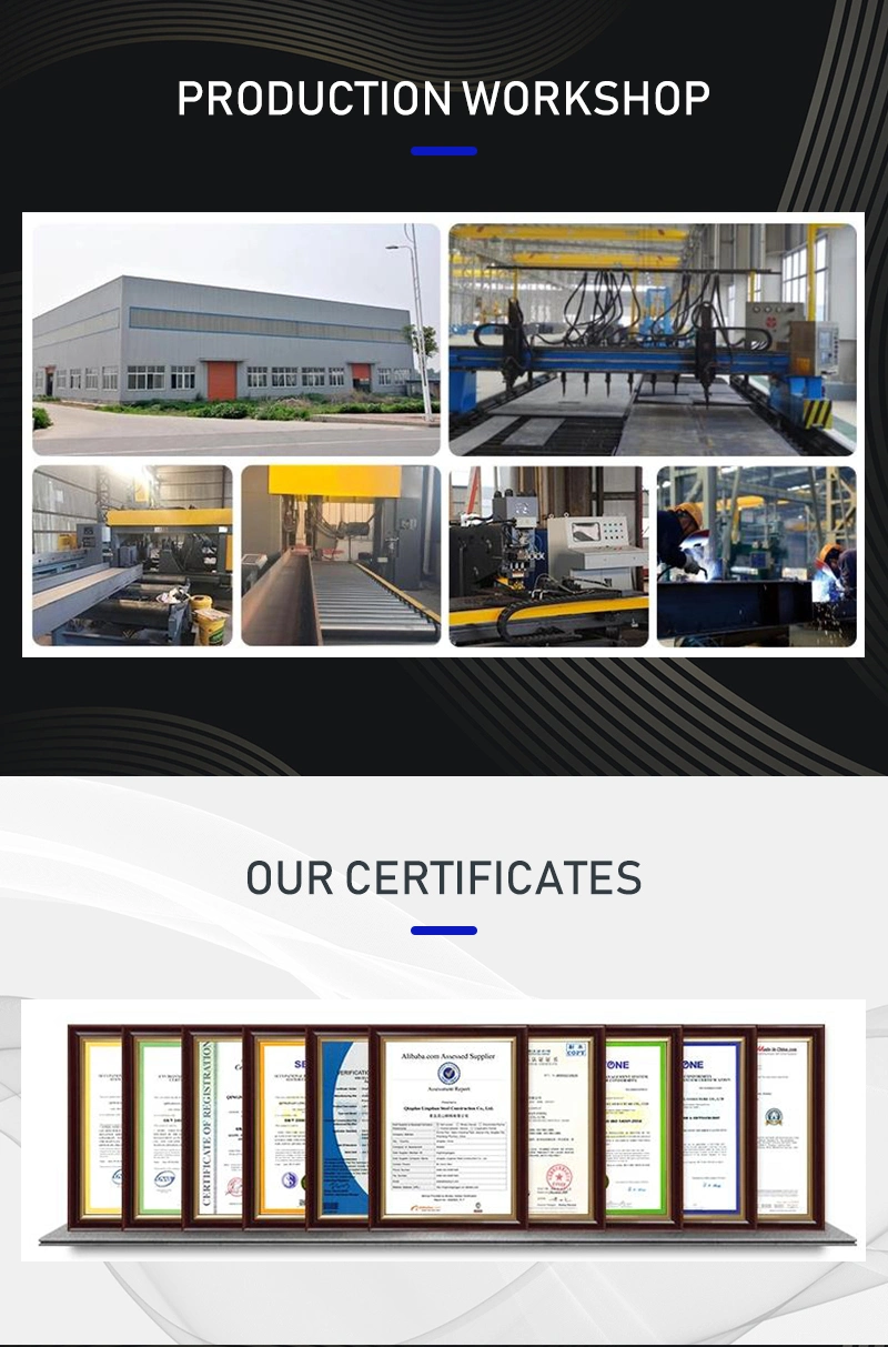Light Steel Cheap Structure Manufactures Warehouse Space Frame Steel Structure Workshop Prices