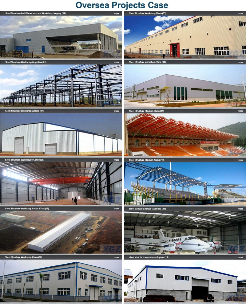 Light Prefab/Prefabricated Low Cost Steel Structure Warehouse/Workshop/Garage Kits