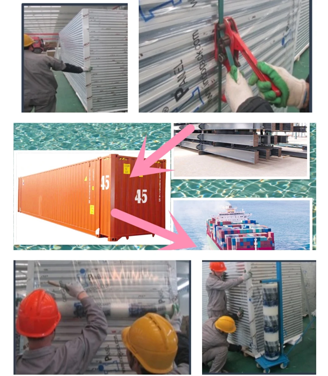 Sandwich Panel/Fireproof Color Steel Rock Wool Sandwich Panel /Insulated Panels