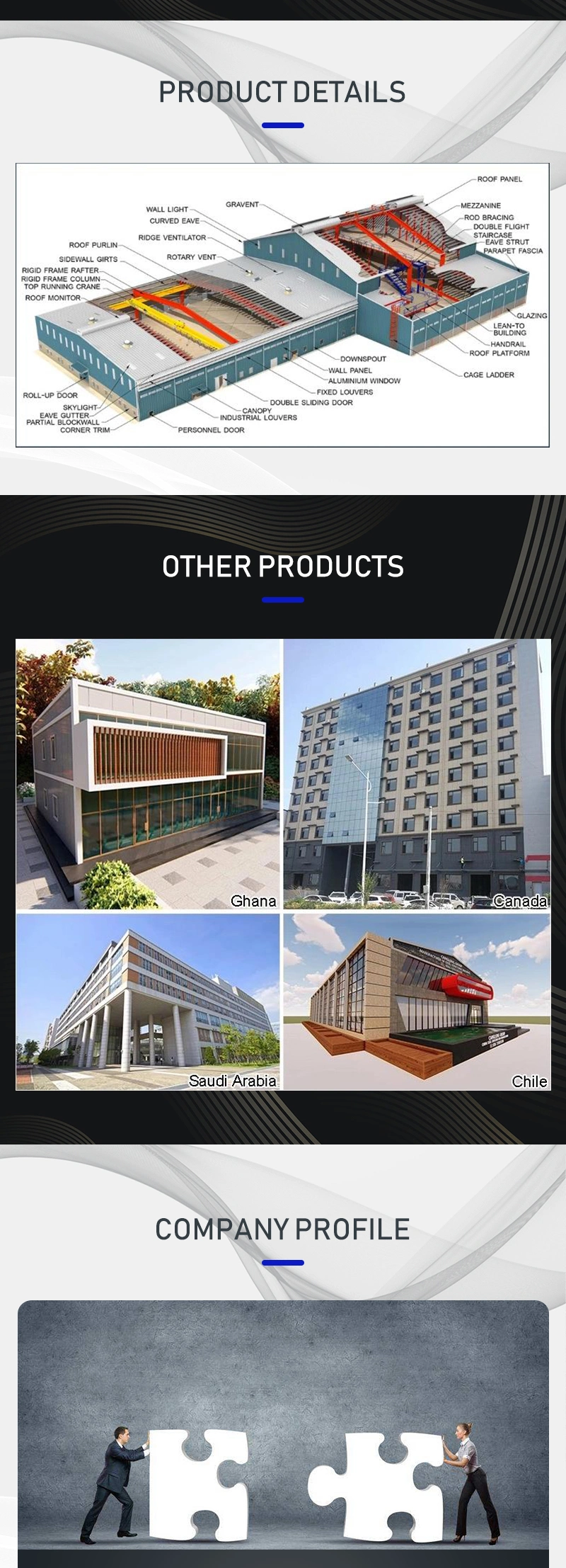 Light Steel Cheap Structure Manufactures Warehouse Space Frame Steel Structure Workshop Prices