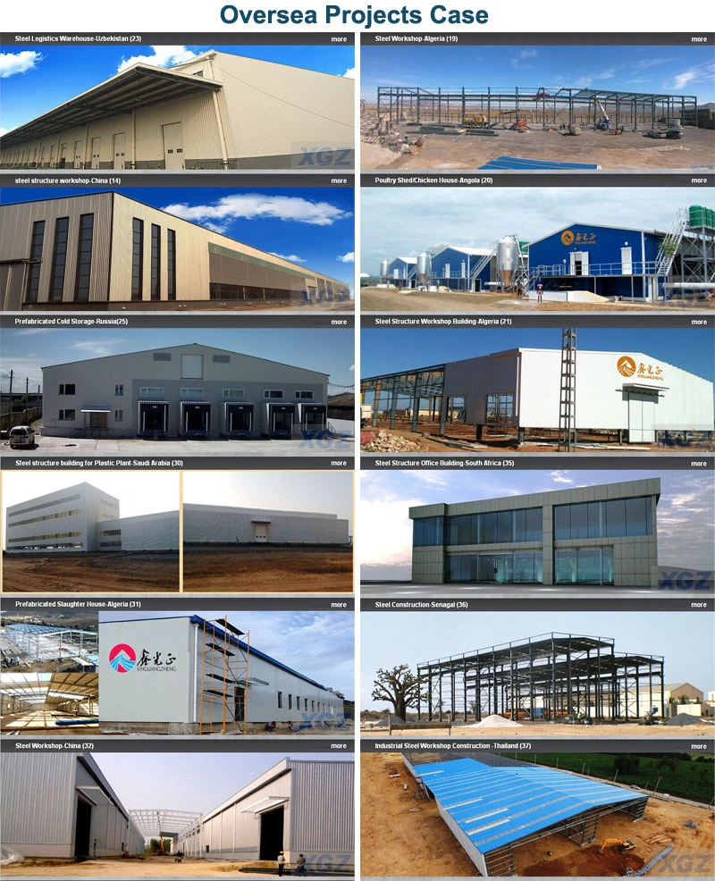 Light Prefab/Prefabricated Low Cost Steel Structure Warehouse/Workshop/Garage Kits