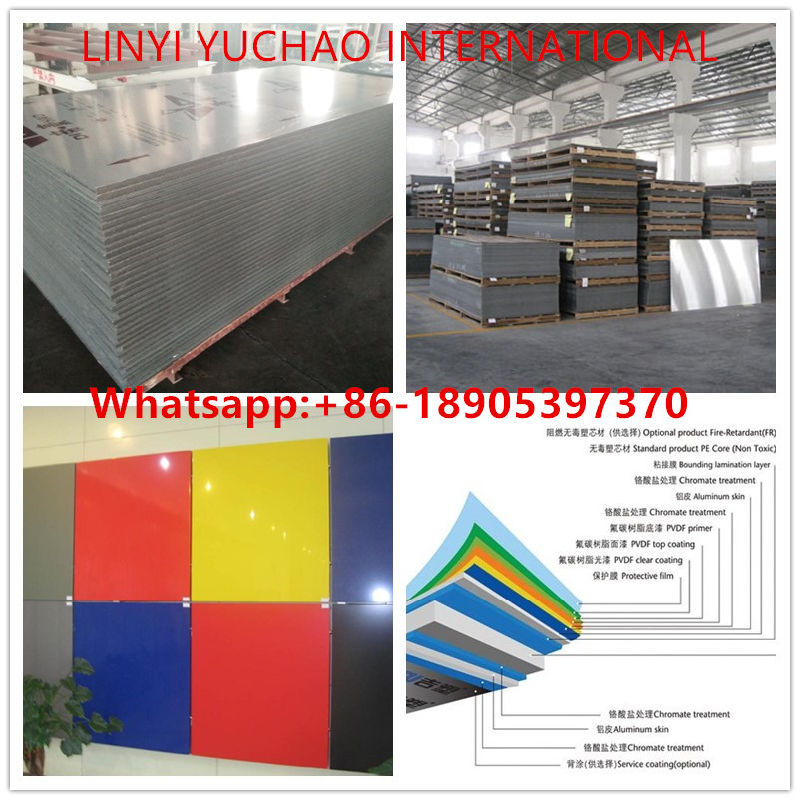 Good Price Fireproof Sandwich ACP Acm Panels Aluminum Composite Panel