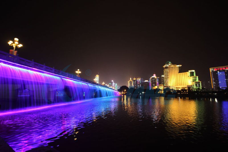 Outdoor Fountain Bridge Artificial Water Fall Graphic Water Curtain Fountain
