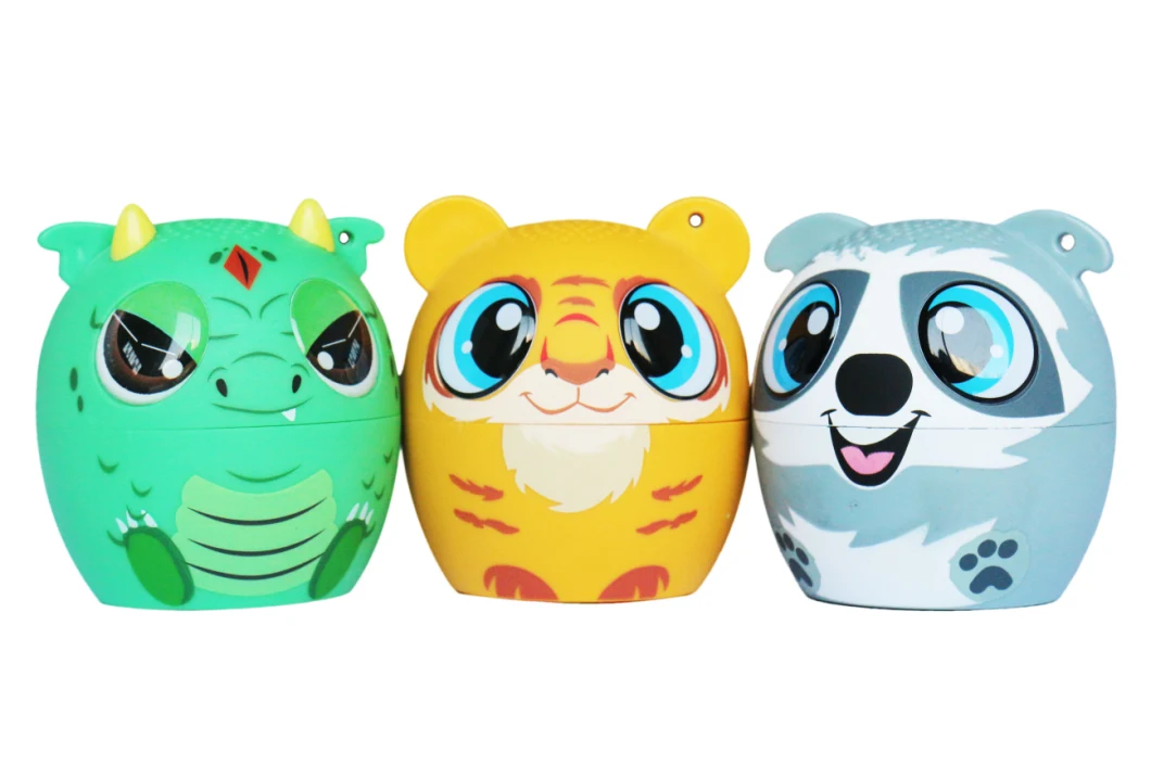 2021 Cartoon Animal Outdoor Music Player Mini Portable Speaker for Smart Phone Tablet Small Speaker