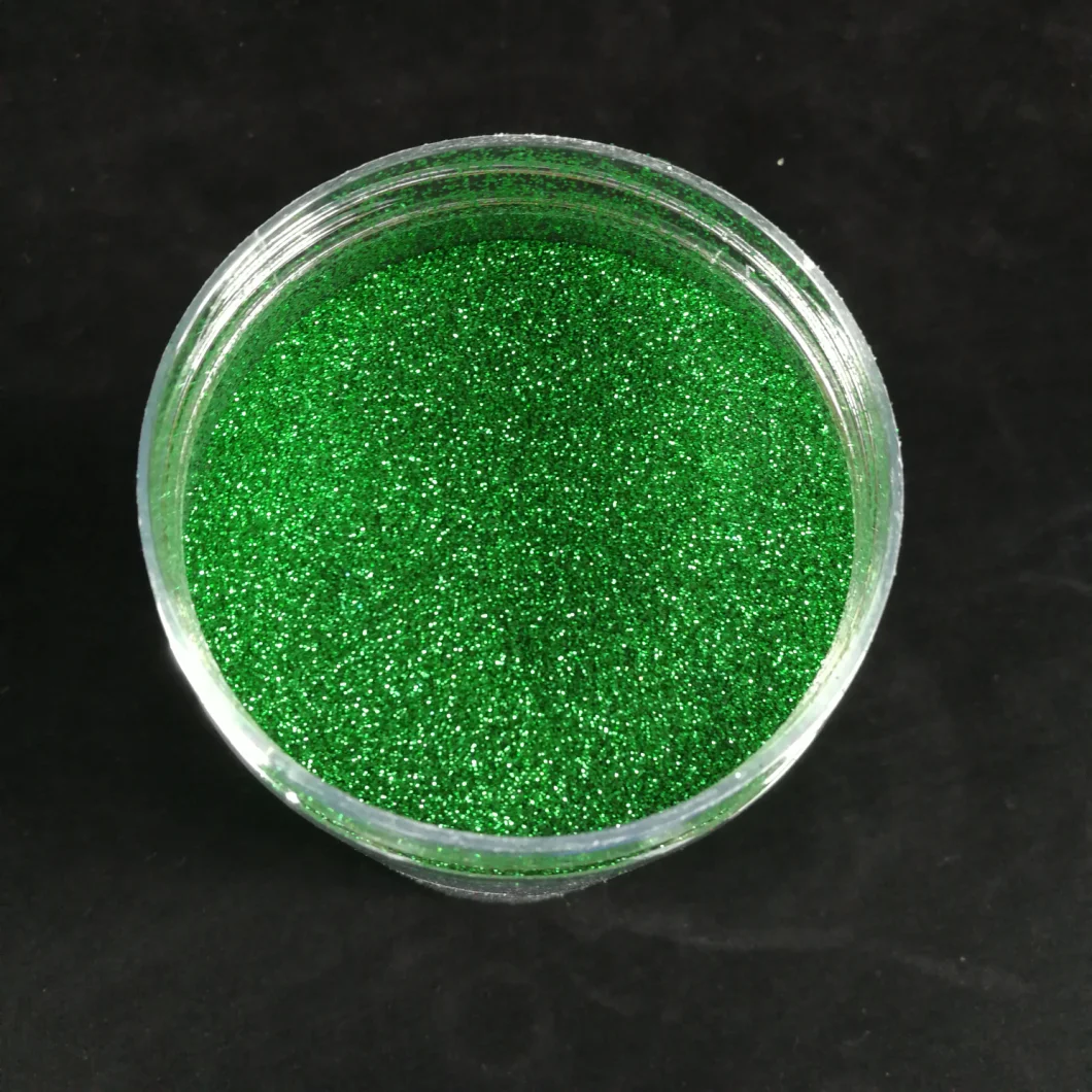 50g/Bottle Green Powder Series Glitter Powder for Decoration