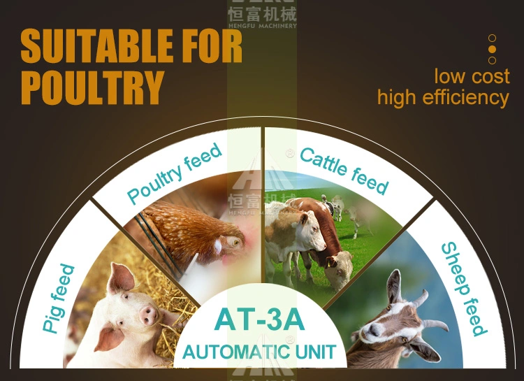 Poultry Feed Animal Flat Die Pellet Animal Feed Mill Used in Farm Small Pellet Making Machine