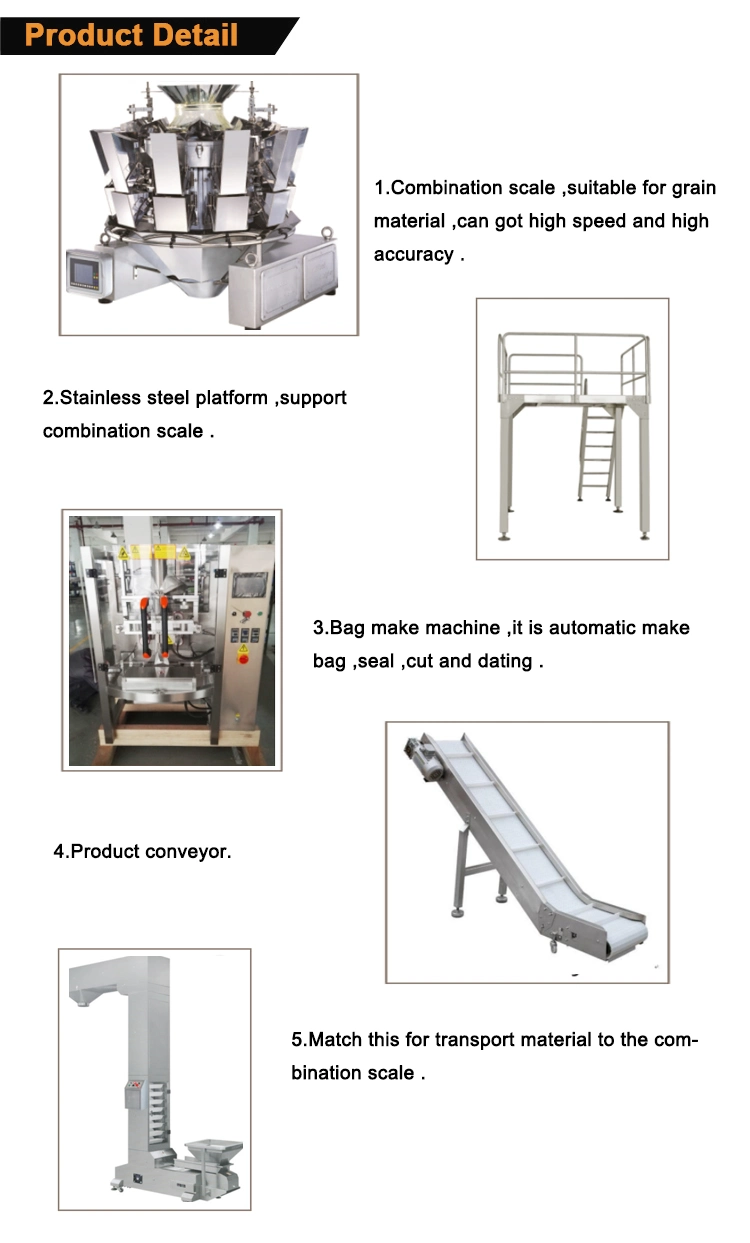 Full Auto 100g-5kg Laundry Powder Detergent Powder Packaging Machine Price