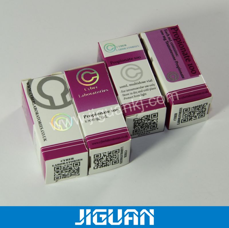 Medicine Cardboard Carton for Medicine Steriod Vial Box