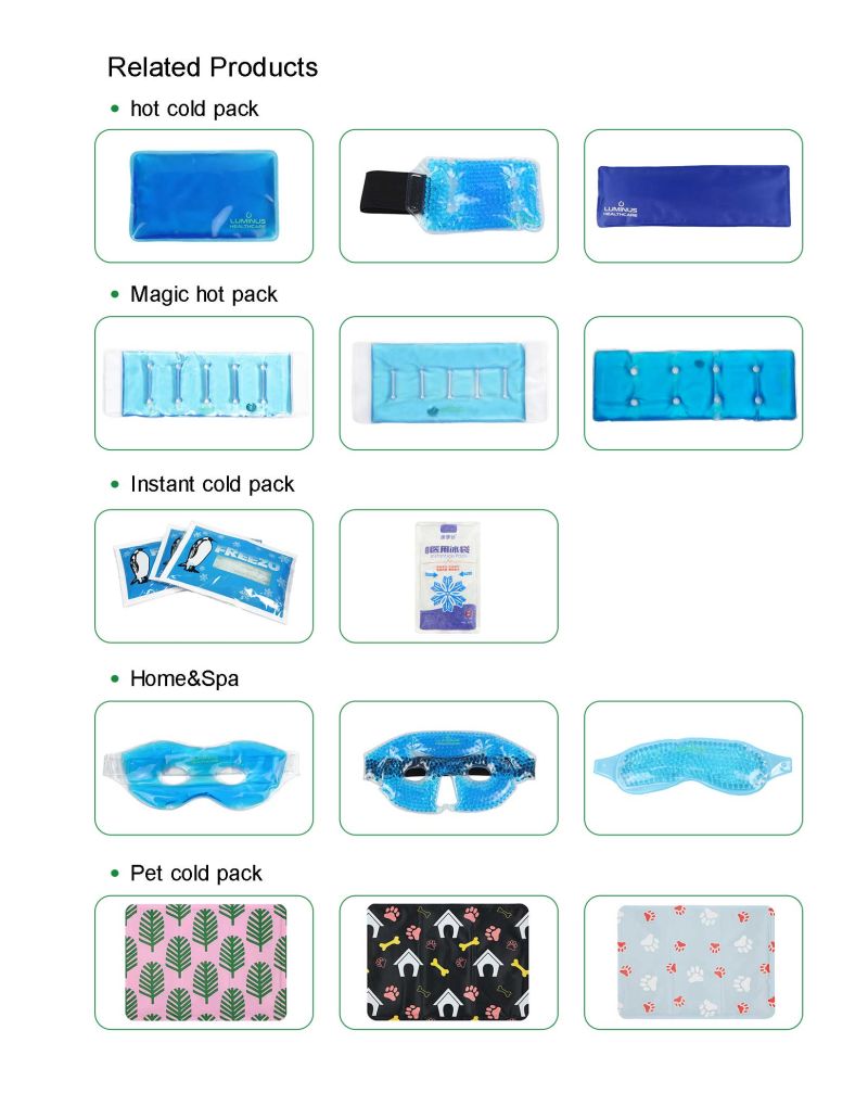 Reusable Freezer Sleep Eye Pack Soft Gel Beads Cool Eye Mask