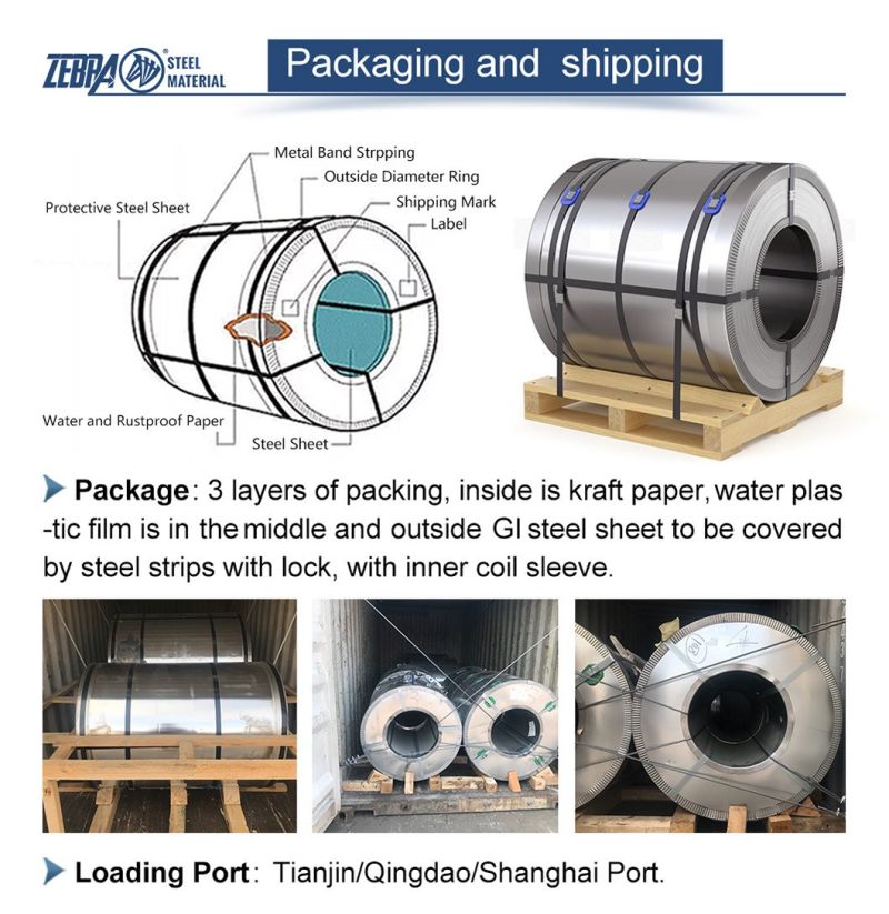Hot Sale Cold Rolled Galvanized Coil Zinc Coated Oiled Steel Coil Factory Supply