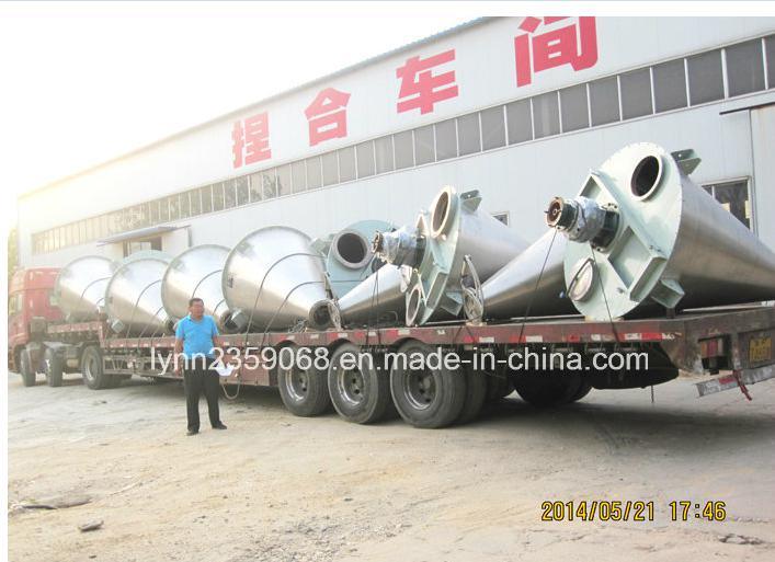 Limpet Coil Steam Heating Stainless Steel Double Screw Mixer for Medicine Medicine