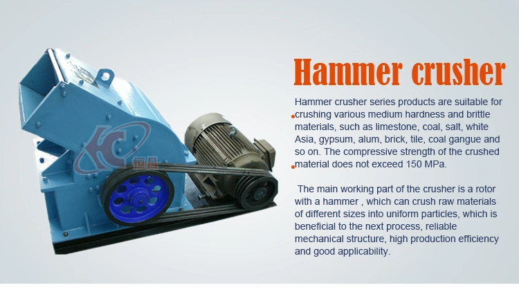 Factory Price Small Portable Grinding Machine Hammer Mill Crusher