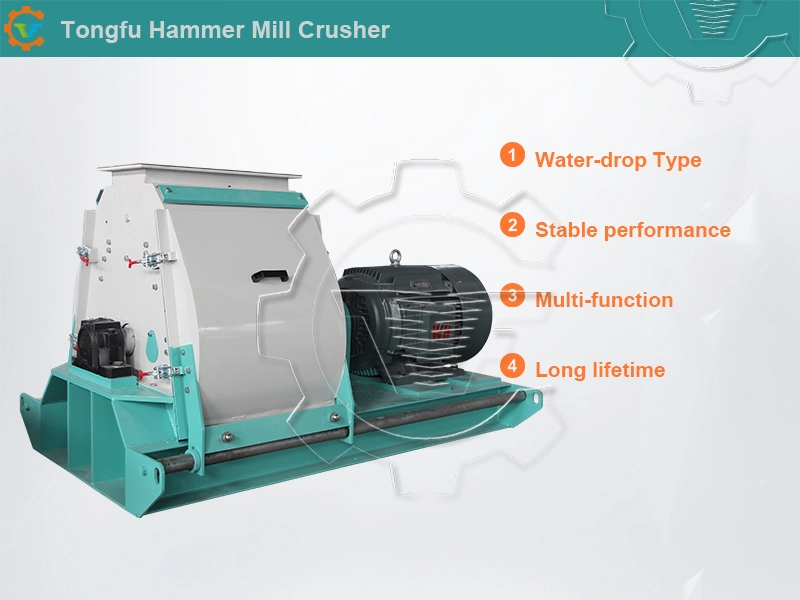 Shredder Grain Cassava Grinding Mill Machine Pulverizer for Sale