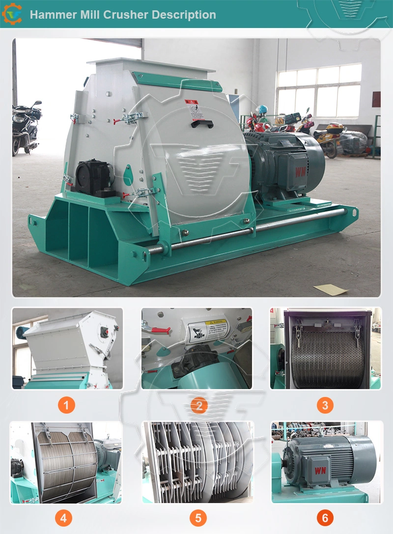 Shredder Grain Cassava Grinding Mill Machine Pulverizer for Sale