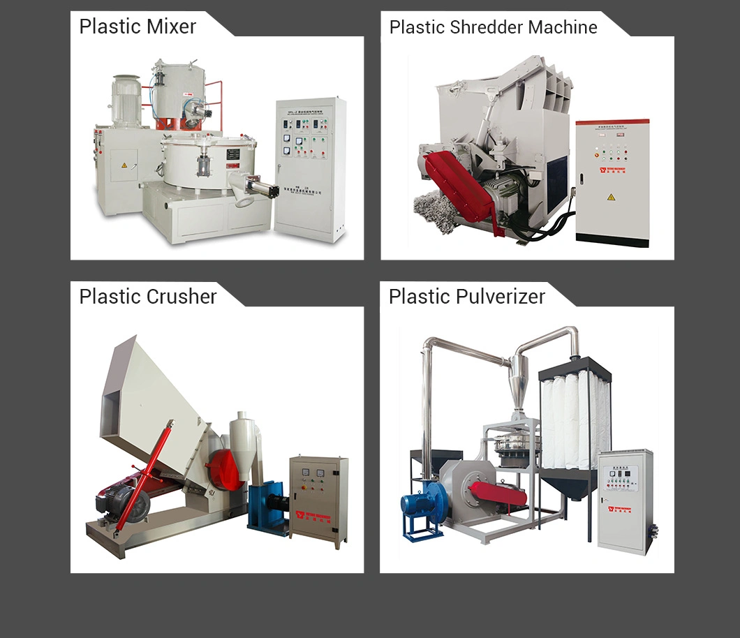 Yatong Plastic Recycling Crushing and Washing Line / PE PP Granulating Machine / Crushing Machine /Recycling Line