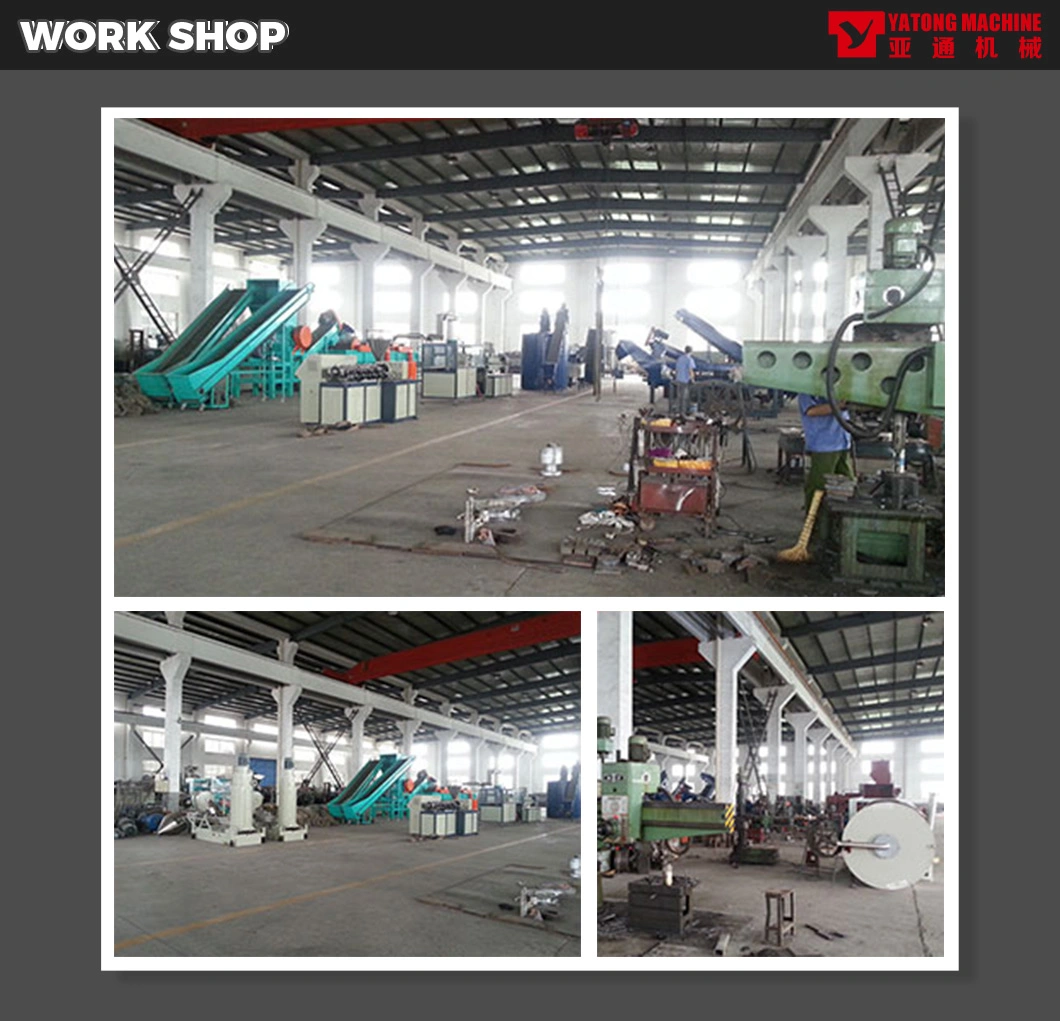 Yatong Plastic Recycling Crushing and Washing Line / PE PP Granulating Machine / Crushing Machine /Recycling Line