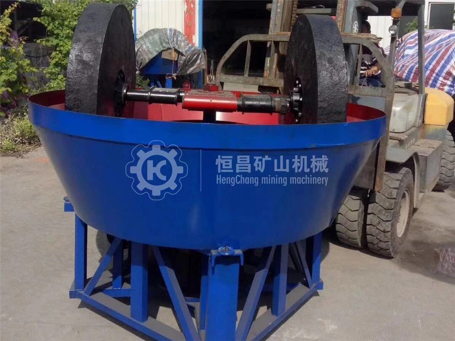 Small Grinding Machine Gold Grinding Mill Wet Pan Mill Price