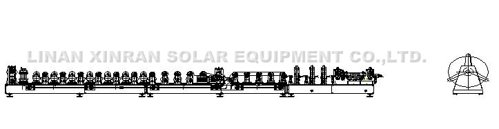 High Efficiency Metal Sheet C Purlins Roll Forming Machine