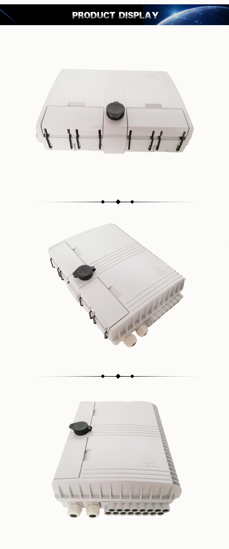 IP66 4 Port, 6 Port, 12 Port, 8 Port, 16 Port Terminal Box