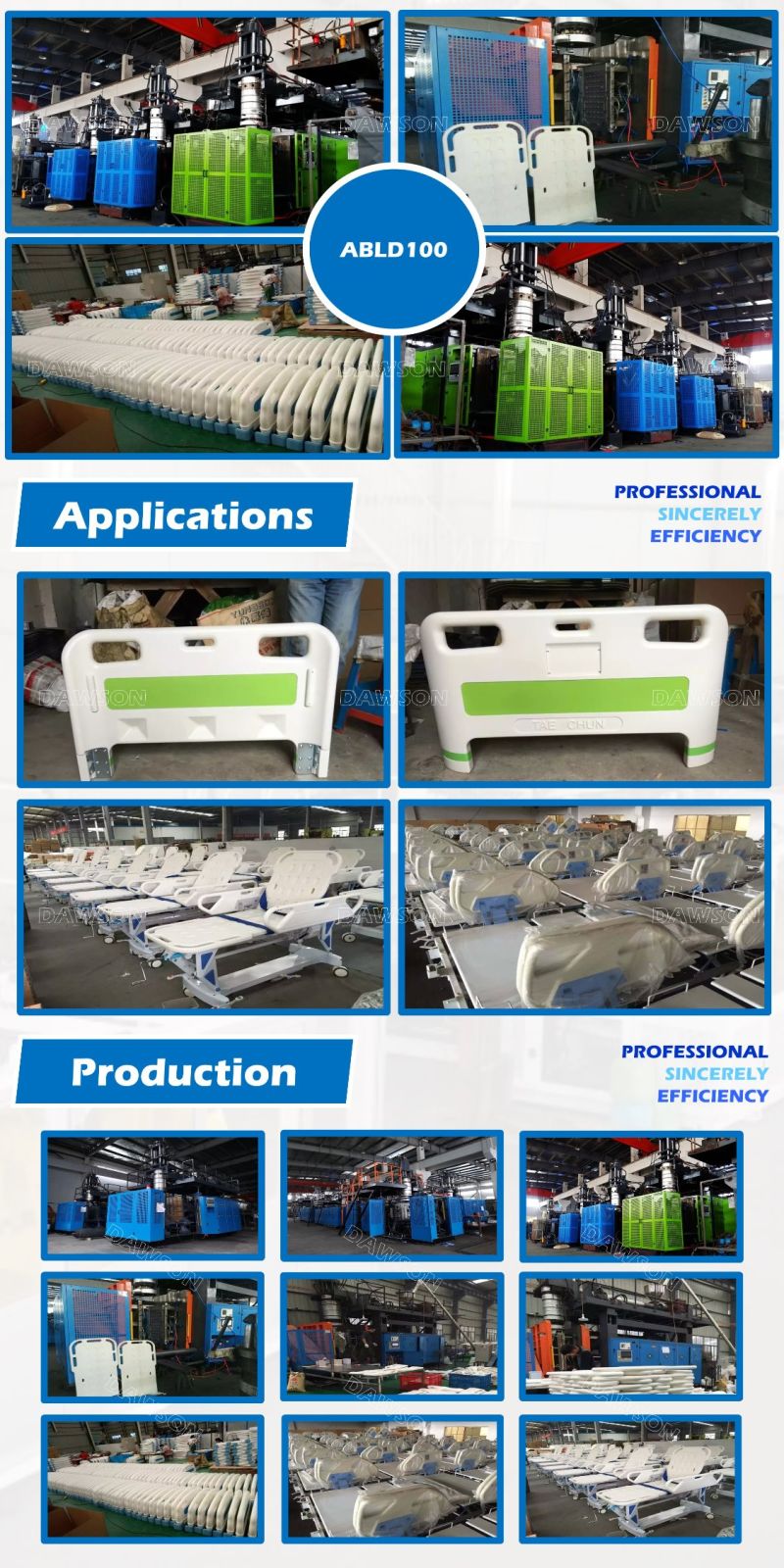 Extruder Molding Machine with Servo Motor for Medical Bedplat