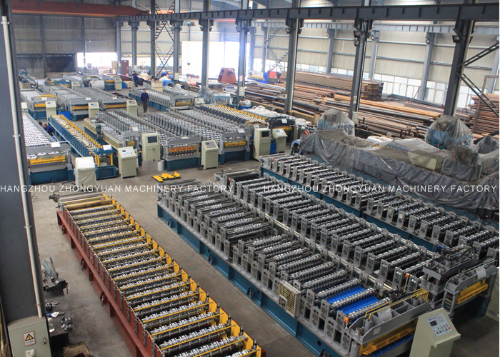 Sheet Metal Steel Floor Deck Roll Forming Machine for Building Materials