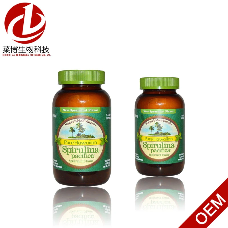 Pure Hawaiian Spirulina Pacifica Nature's Multi-Vitamin Pills