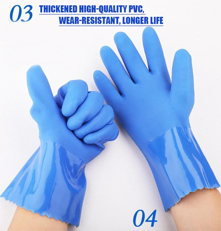 Industrial Hand Gloves Manufacturer Heavy Duty Work PVC Glove