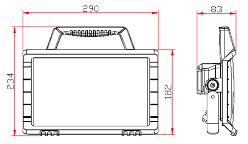 LED Light 25W & 45W LED Work Light for Outdoors with USB Ce EMC RoHS Certificates