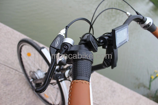 China Monca Made Electric Bicycle Hub Conversion Kits City Bicycle Kit LED Light Suspension Fork