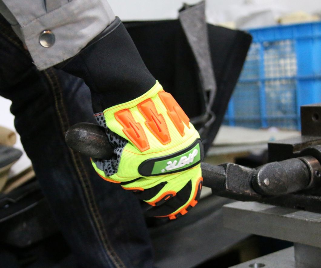 Heavy Duty Anti-Puncture TPR Impact Resistant Mechanical Work Glove