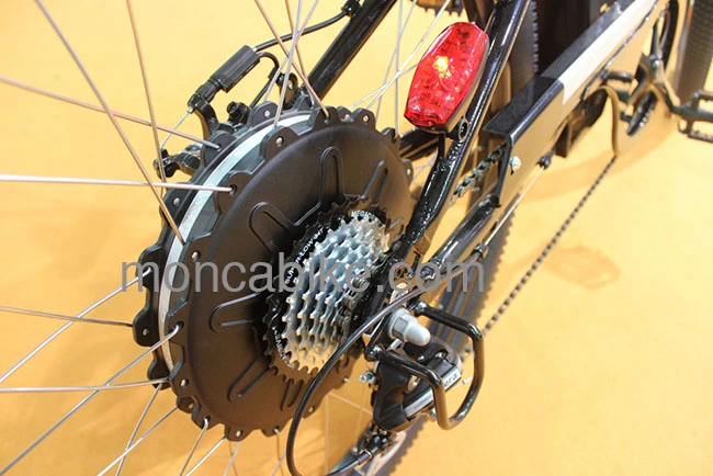 China Monca Made Electric Bicycle Hub Conversion Kits City Bicycle Kit LED Light Suspension Fork