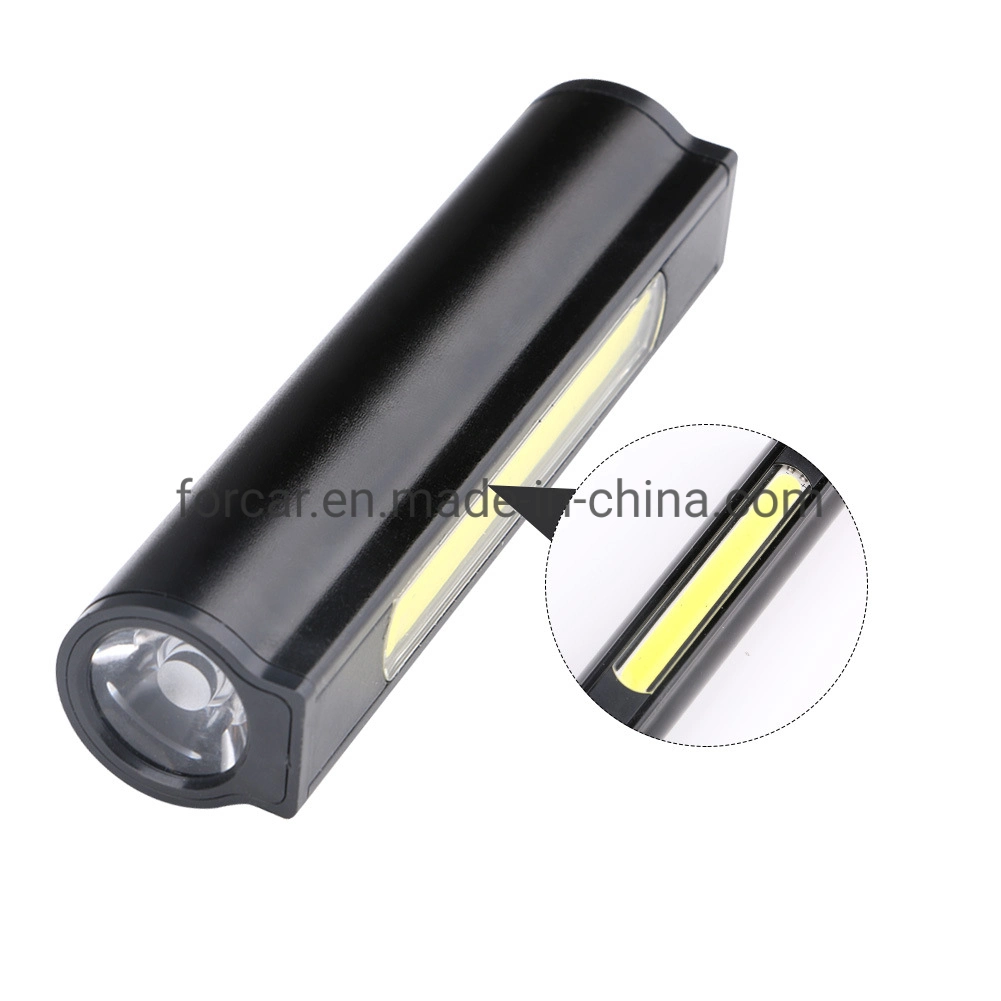 Adjustable COB Powerful USB Rechargeable USB Flash Light Pocket Camping Lamp LED Flashlight