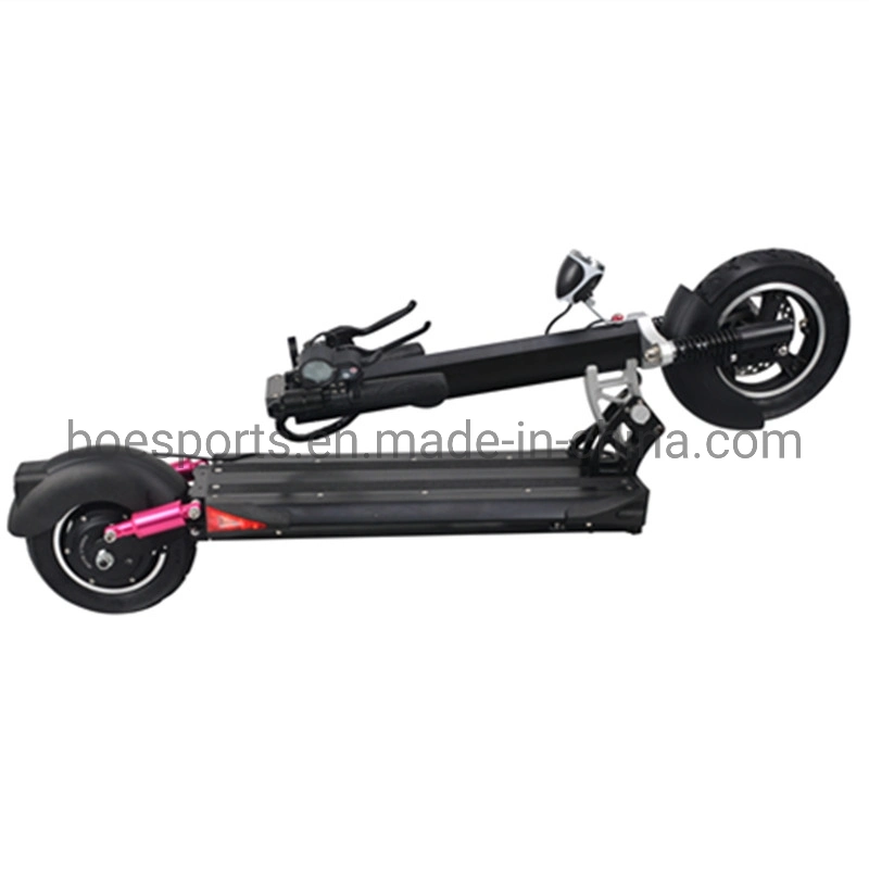 52V 13ah 700W Single Motor Double Suspension Front and Rear Light 10 Inch Foldable Electric Scooter