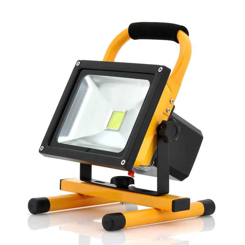 Potable LED Emergency Light Work Light 50W Rechargeable Flood Light