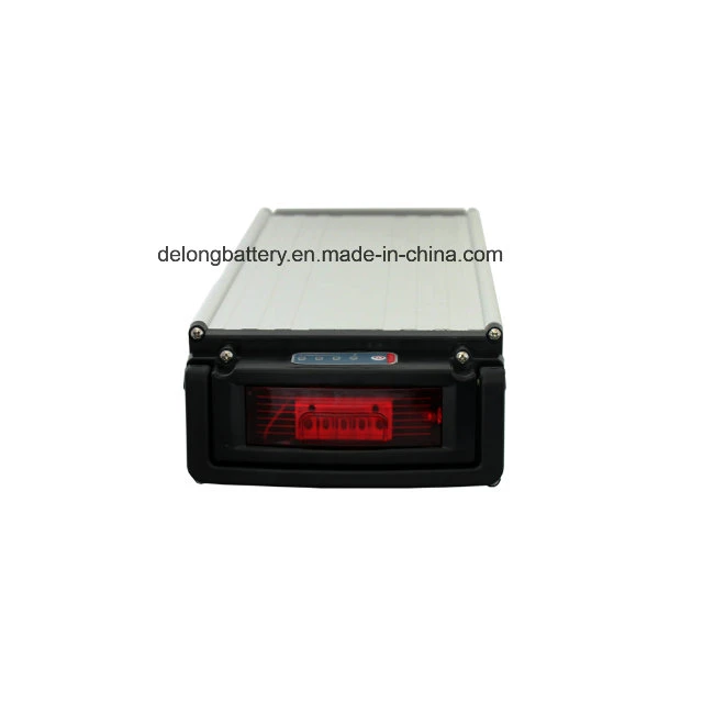 Rechargeable 48V Lithium E-Bike Battery Pack with Tail Light