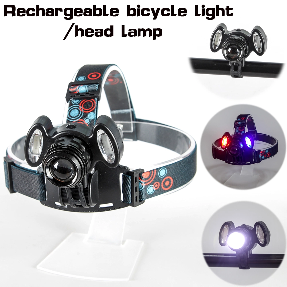 Yichen Rechargeable Two-Purpose LED Headlamp & Bicycle Light