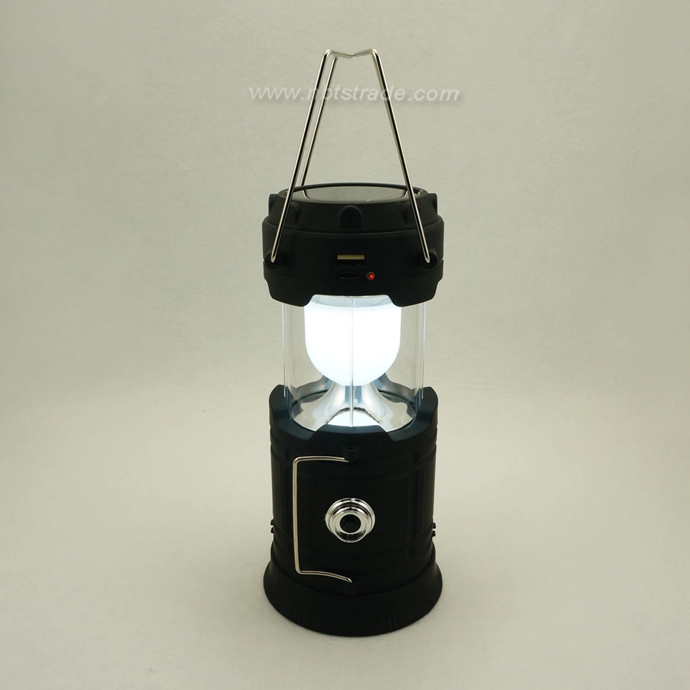 Solar & USB Rechargeable Outdoor Camping Lantern and Torch