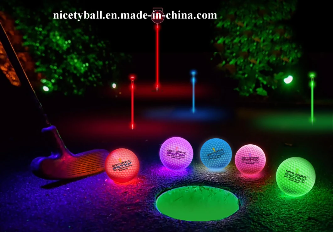 Golf Backyard Set Pitch & Putt Light-up 7 Color Rechargeable LED Flags