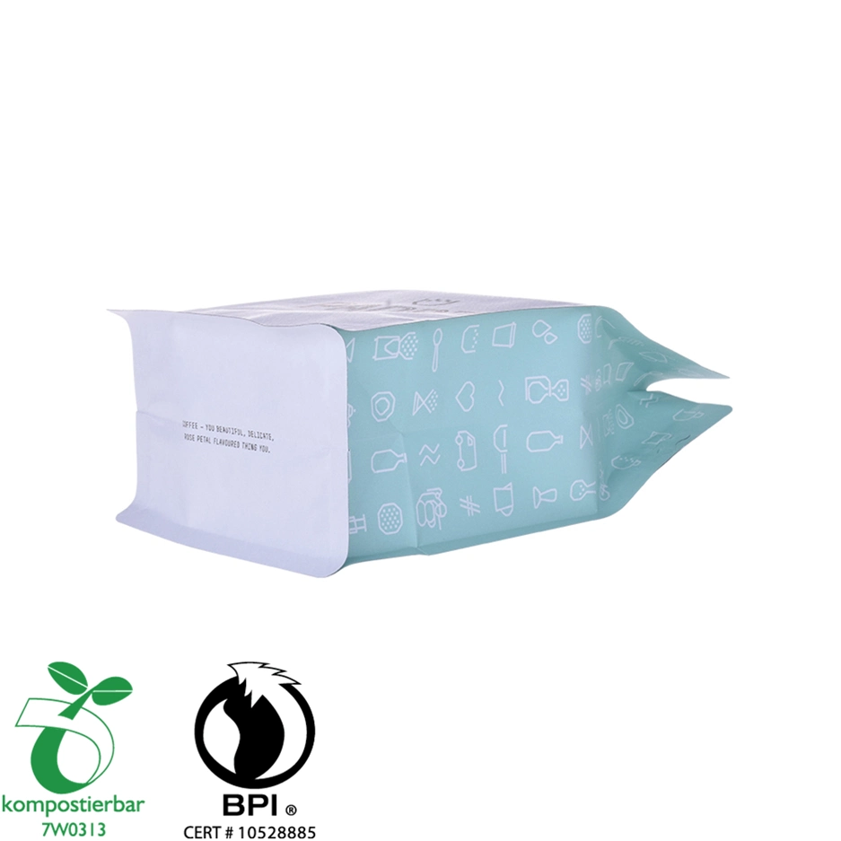 Eco Flat Bottom Pack for Coffee Factory China