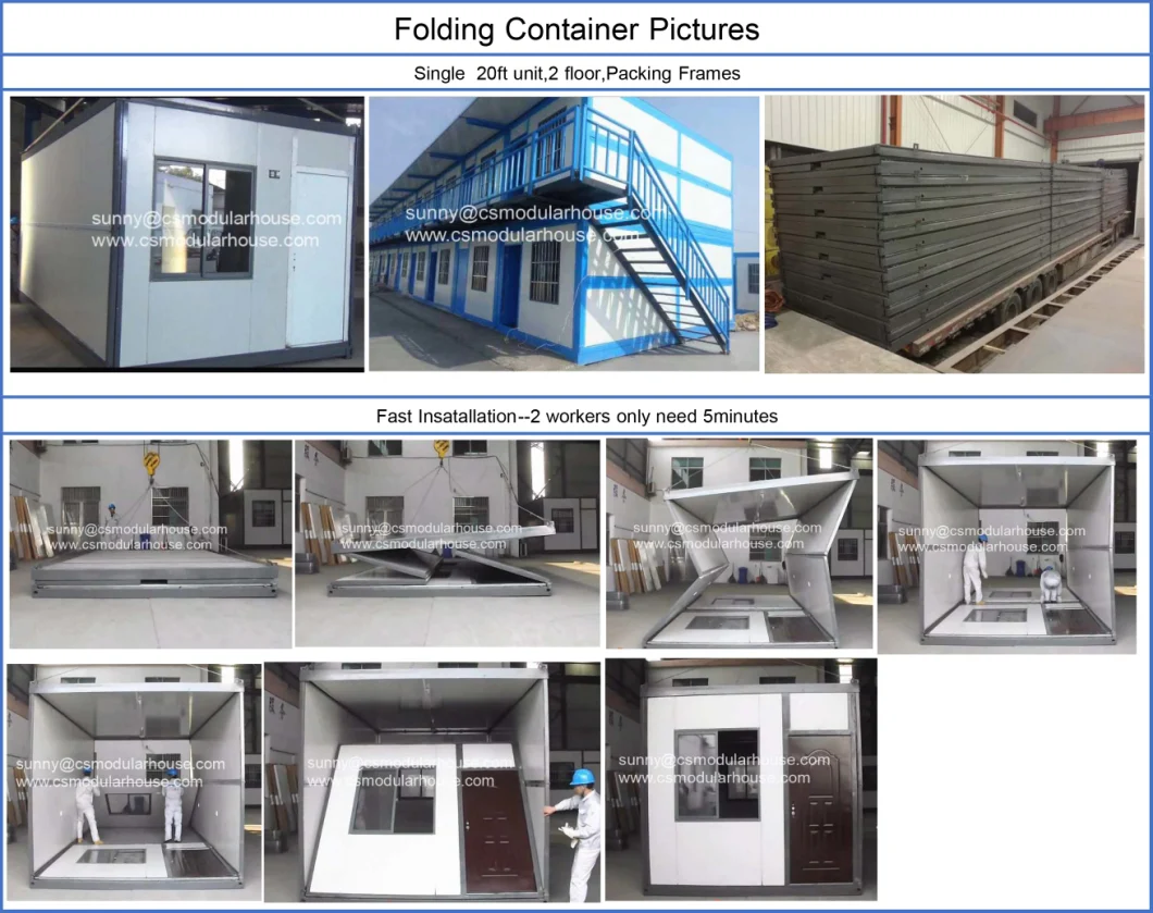 Flat Packing Container House/Flat Pack Modular House/Prefab House From Leading Factory