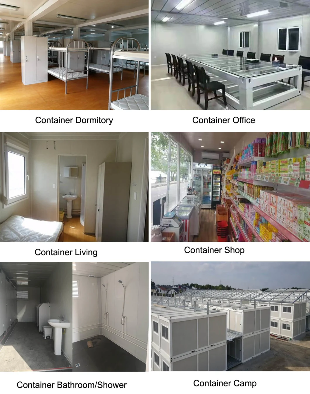 Steel Structure Flat Pack Fast Build Detachable Modular House Prefabricated Container House Office Prefabricated Prefab House