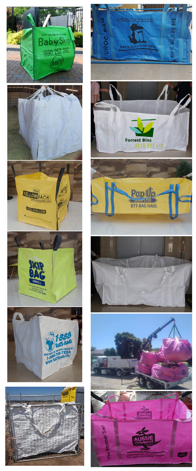 Garbage Dumpster Bags Bagster Skip Bags in Austrilia America