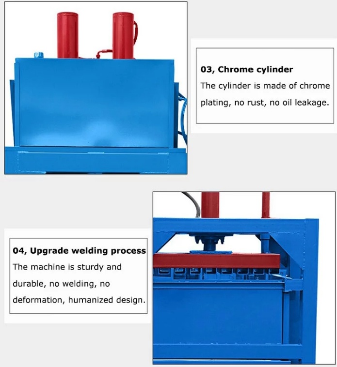 Waste Paper Baler Scrap Cardboard Baler
