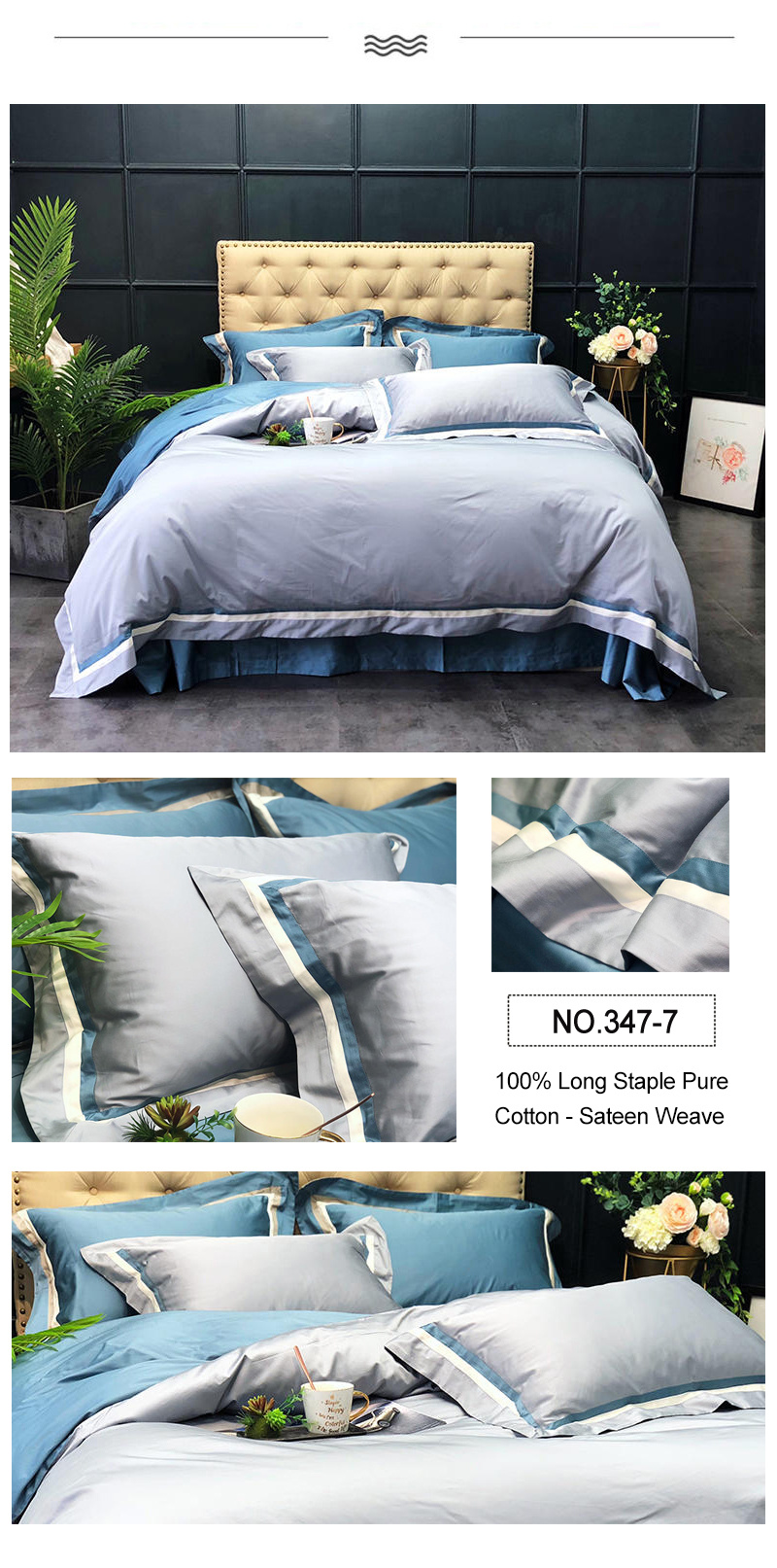 Modern Style Deluxe Wedding Bed Sheet Comfortable Peachpuff 4PCS 100% Silk